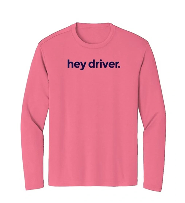 On Duty Sport-Tek Pause in Pink Long Sleeve Tee