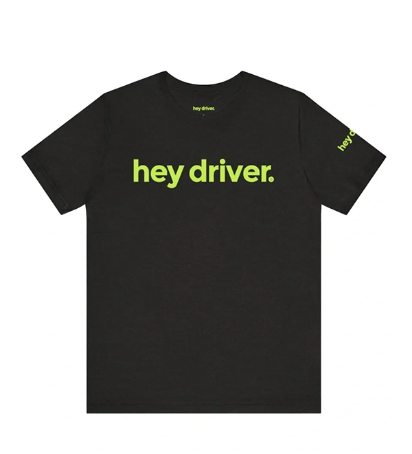 Safety Green and Black Soft T-Shirt