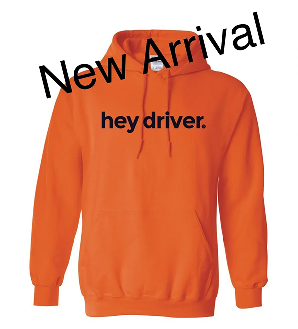 On Duty Traffic Cone Orange Hoodie