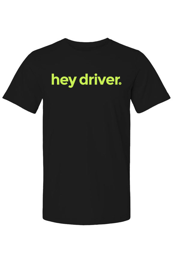 Safety Green and Black Soft T-Shirt