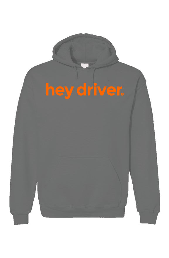 Charcoal & Orange Hoodie