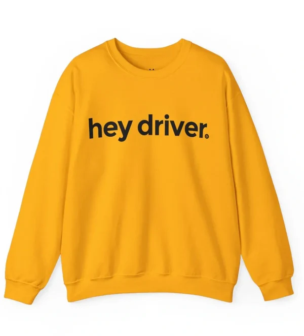 Traffic Cone Orange and Blue Comfy Sweatshirt